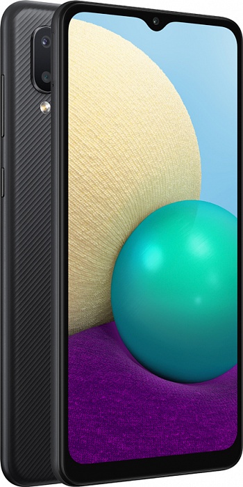 Смартфон Samsung Galaxy A02 2/32GB A022 (черный)